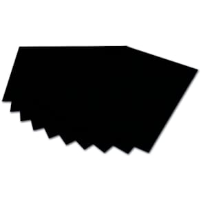 Tonpapier Folia, 50x70 cm, 130g, schwarz, 100 Blatt