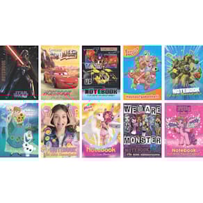 Hausaufgabenheft Nestler, A5, Lizenzmotive sortiert