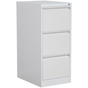 Hängeregistraturschrank PHÖNIX SAFE FC, 3 Schubladen, grau