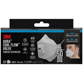 Atemschutzmaske 3M Aura FFP2, 2 St.