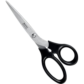 Schaar Leitz, 18,5 cm, rechts en links, scherpe punt, RVS