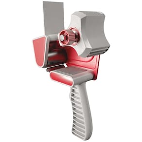 Tapedispenser Master'in med bremse, 50 mm, 76 mm kerne, rød, 1stk