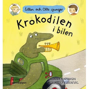 Bok visbok Krokodilen i bilen