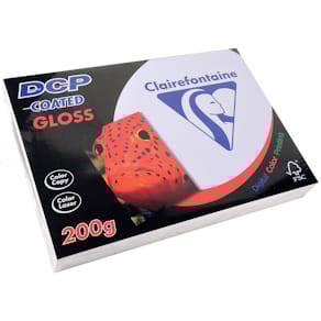 Presentatiepapier Clairefontaine DCP Coated Gloss, A4, 200 g, 250