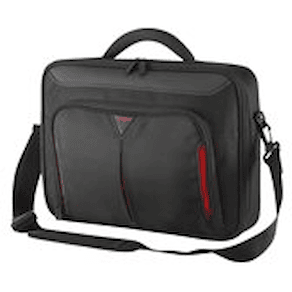 Targus Classic Clamshell - Notebook-väska - 14" - svart, röd