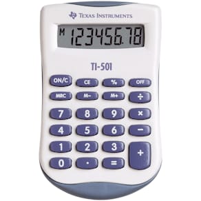 Texas TI-501 calculator blisterpacked