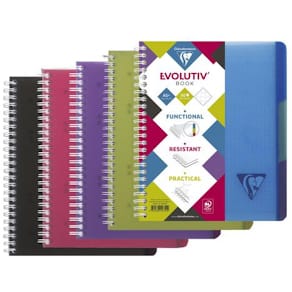 Notatbok CLAIREFONTAINE Intense A5+ rut