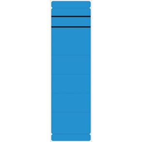 Rückenschild Noname 5860, lang breit, blau