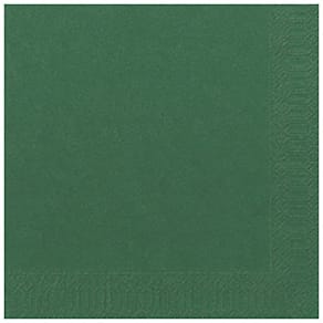 Servett Mörkgrön, 3-lager, 33x33cm, 125/fp
