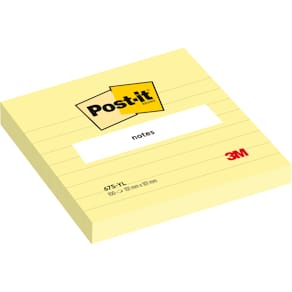 Haftnotizblock Post-it XL-Notes, 100 x 100 mm, gelb