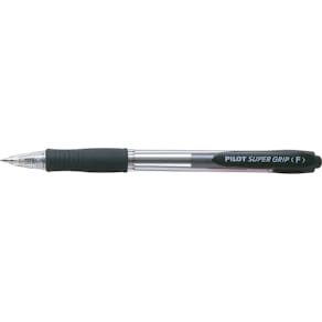 Kuglepen Pilot Super Grip G F 0,5 mm sort, 12 stk