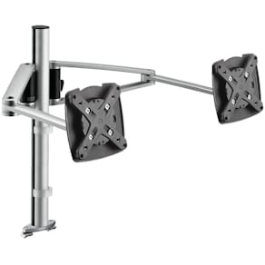 Monitorhalter-Set Novus MY twin arm 2.0 S, silber/anthrazit