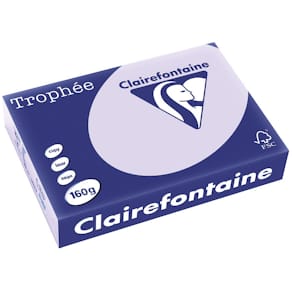 Gekleurd papier Clairefontaine Trophée Pastel, A4, 160 g, lila, 1