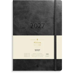 Stor Veckokal. Forma Deluxe 2027 svart