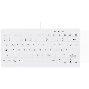 Active Key QuickClean Med Keyboard Rem Cov Mini W White