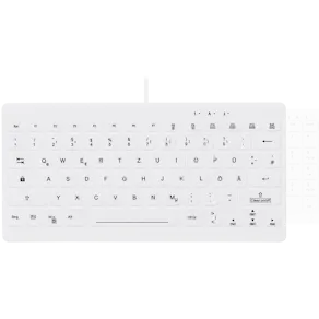 Active Key QuickClean Med Keyboard Rem Cov Mini W White