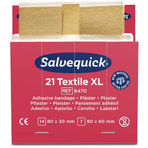 Plåster refill textil extra stora 21/fp