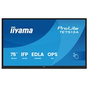 IIYAMA ProLite TE7513A-B1AG , 190.5 cm (75''), PureTouch-IR,