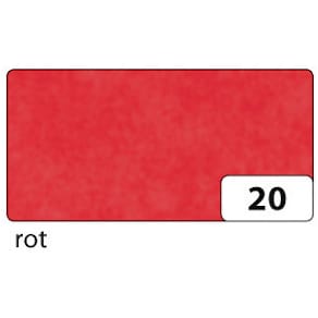 Transparentpapier Folia, rot, 70 x 100 cm, 42 g/m², gerollt
