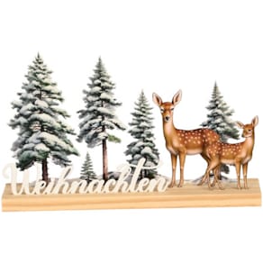 Dekofigur POSIWIO Winterlandschaft, 28 x 5 x 17,5 cm