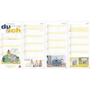 Familienplaner HEYE Butschkow Du & ich, 16 x 35 cm, 2-spaltig