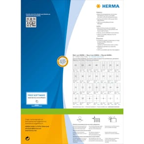 Universaletiketten HERMA, 105 x 148 mm, weiß