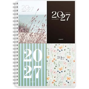 Ugekalender Mayland 2027, 162x217 mm, flerfarvet, FSC Mix