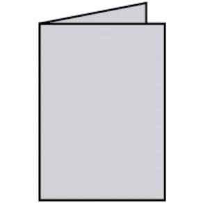 Briefkarte Rössler Paperado A6 HD, eisgrau