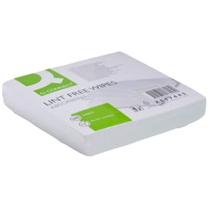 Reinigungstücher Q-CONNECT, trocken, 100 St., weiß