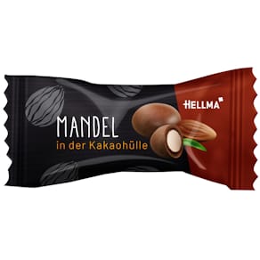 Mandeln in Kakaohülle Hellma, 380 Stück