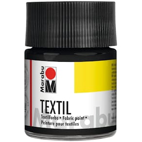 Textilfarbe Marabu Textil, schwarz, 50 ml