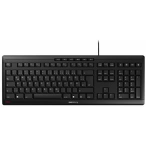 Tastatur Cherry STREAM, kabelgebunden, schwarz