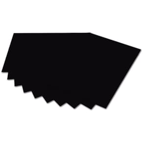 Fotokarton Folia, 50x70 cm, schwarz, 300g/m², 10 Blatt