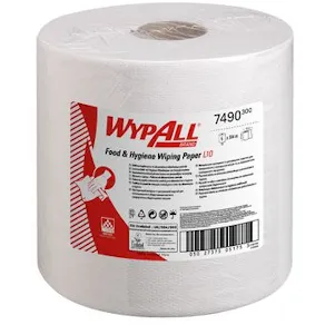 Torkrulle WYPALL® L10, 1-lag, vit 600/rl