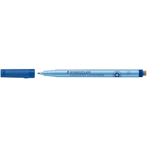 Pen Staedtler Lumocolor uitwisbaar, 0,6 mm, blauw