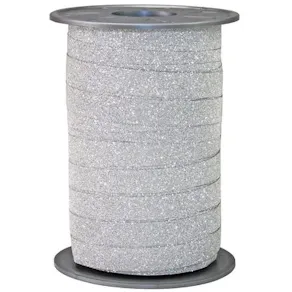Glitterband silver 10mmx100m