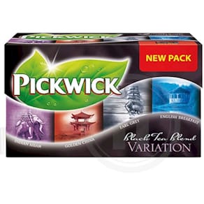 Tebreve Pickwick Sort te, 20 stk