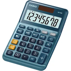 Casio calculator MS-80E, Blue