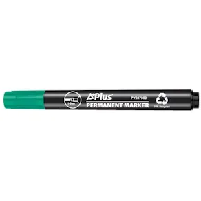 Märkpenna A PLUS eco sned 1-5mm grön