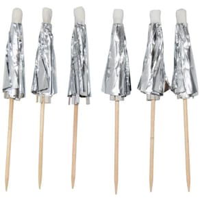 Partyparaply JOKER sølv (10)