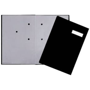 Unterschriftsmappe Q-CONNECT KF31014, schwarz