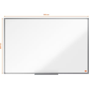 Whiteboard Nobo Essence, emaille, magnetisch, 90 x 60 cm