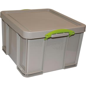 Opbergdoos Really Useful Box, 42 liter, gerecycled, grijs