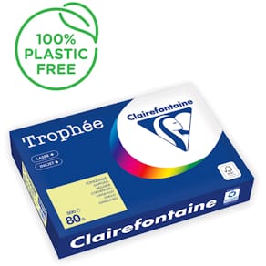 Kopierpapier Clairefontaine Trophée A4 80 g/m² 500 Blatt hellgelb