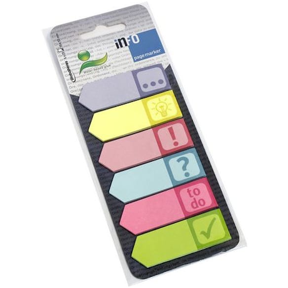 Bokmerke "Symbols" 18x55mm