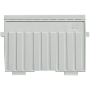 Stützplatte HAN DIN A6 quer, lichtgrau, Kunststoff