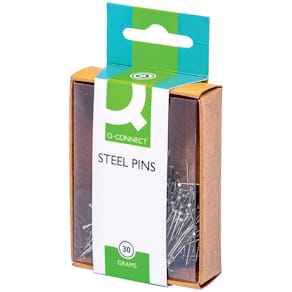 Dekonadeln Q-CONNECT, 0,85 x 30 mm, 30 g, vernickelt