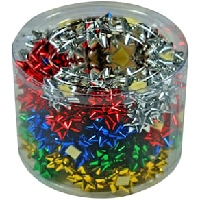 Geschenkrosette GOLDINA, metallic sortiert