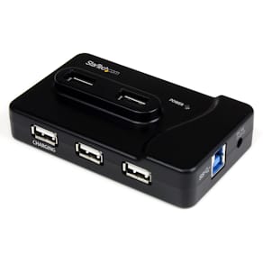 StarTech.com USB 3.0-/USB 2.0-kombohubb med 6 portar och 2A