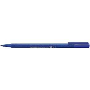 Fasermaler STAEDTLER triplus color, blau, 1,0 mm, 10er Schachtel